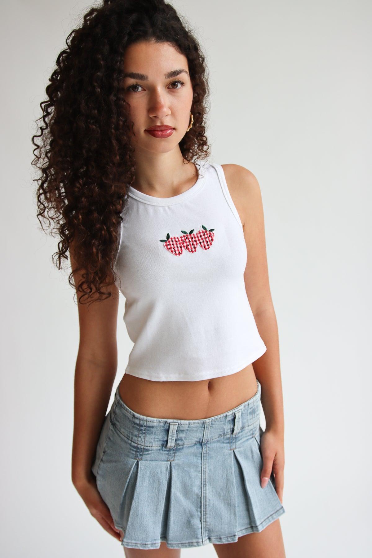 Patch Crop Tank Top Product Image