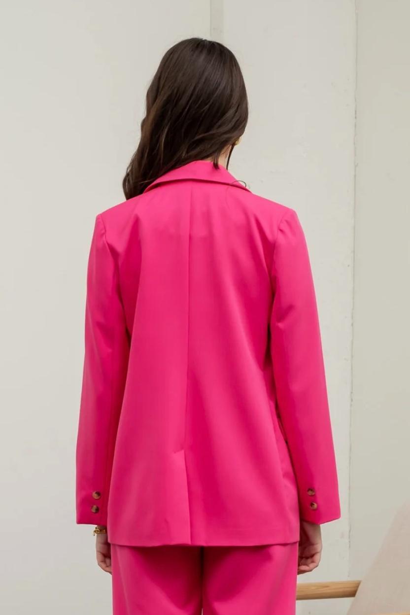 Solid Long Sleeve Blazer Product Image