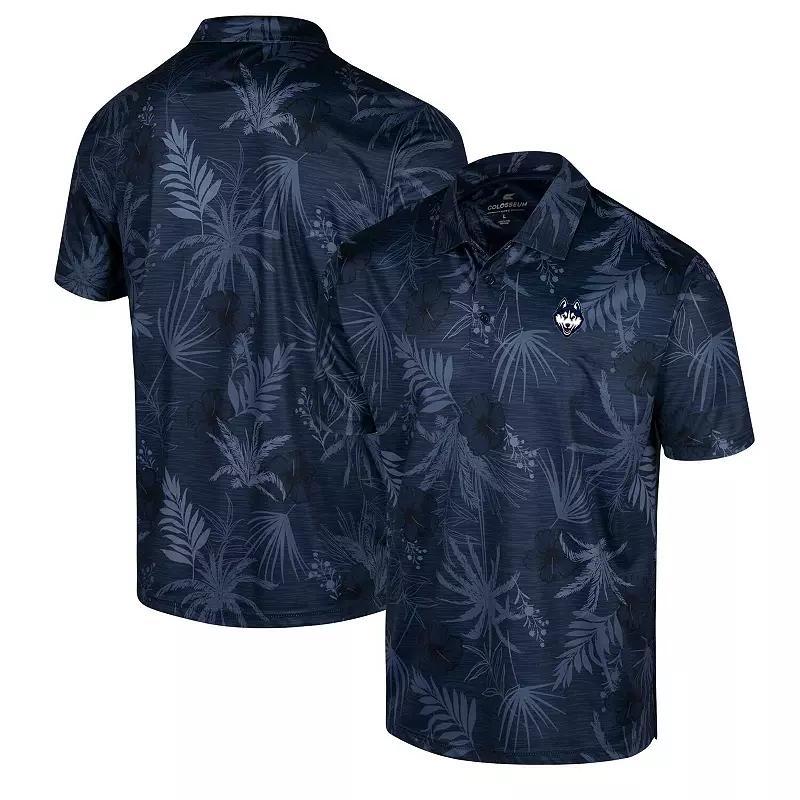 Men's Colosseum Black Wyoming Cowboys Palms Team Polo, Size: Large, Wyo Black Product Image