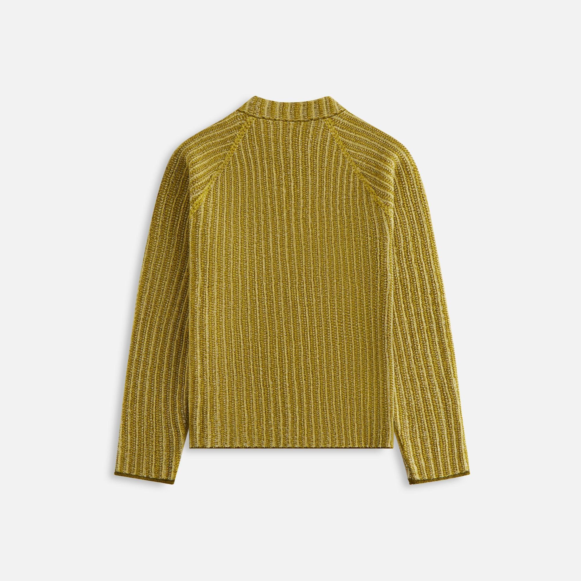 Marni Green Jumper with Degrade Stripes - Citronelle Male Product Image