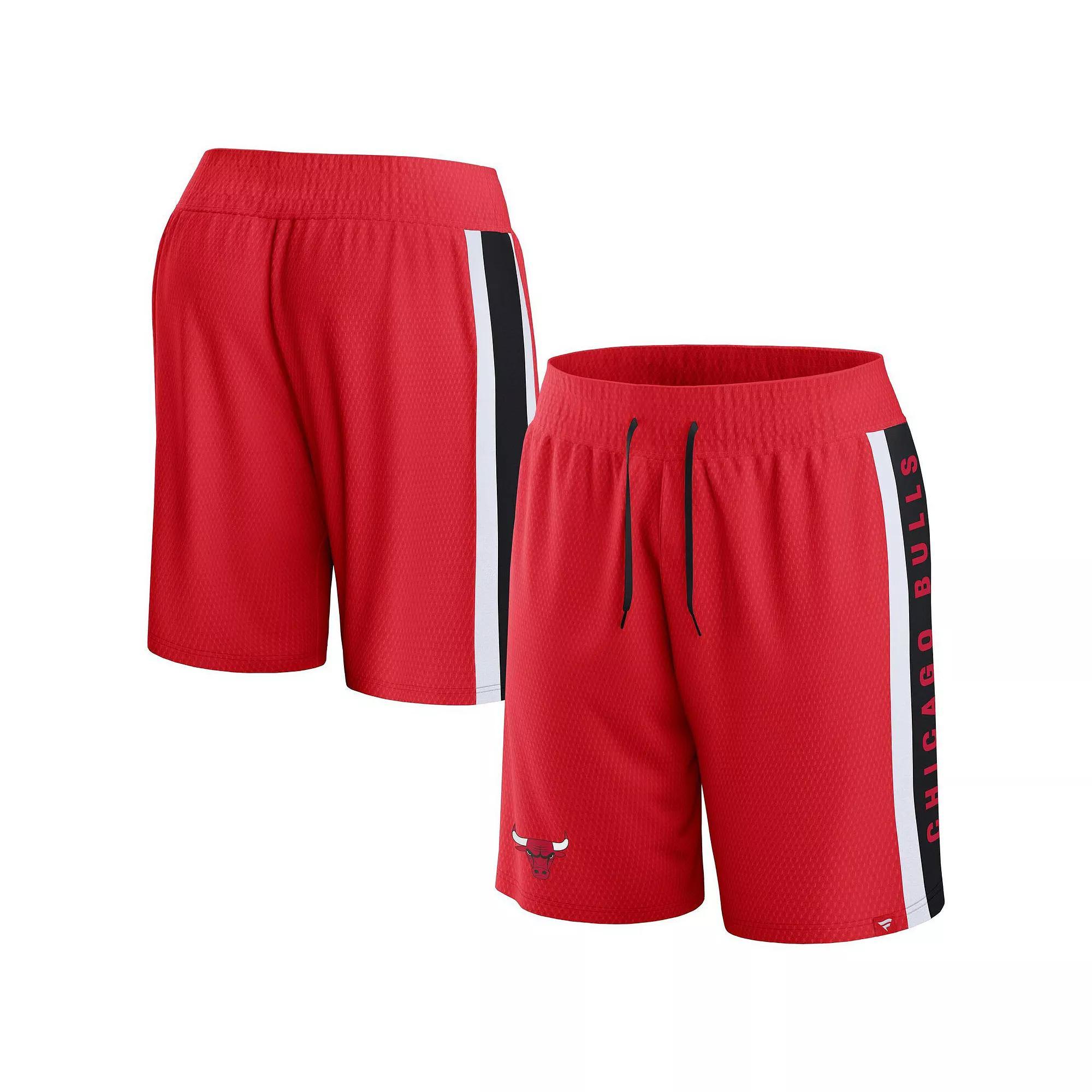 Mens Fanatics Branded Chicago Bulls Referee Iconic Mesh Shorts Product Image