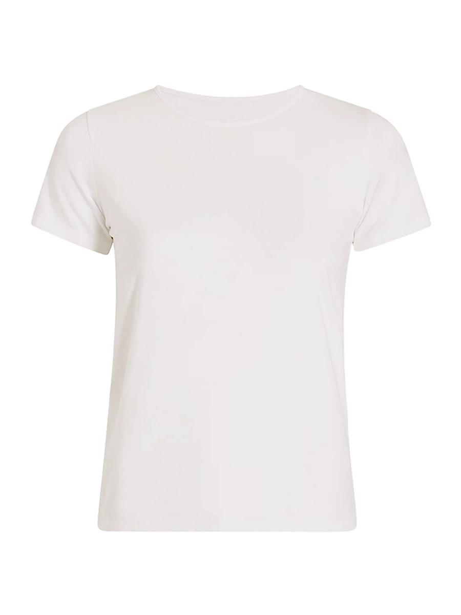 Womens Fitted Crewneck T-Shirt Product Image