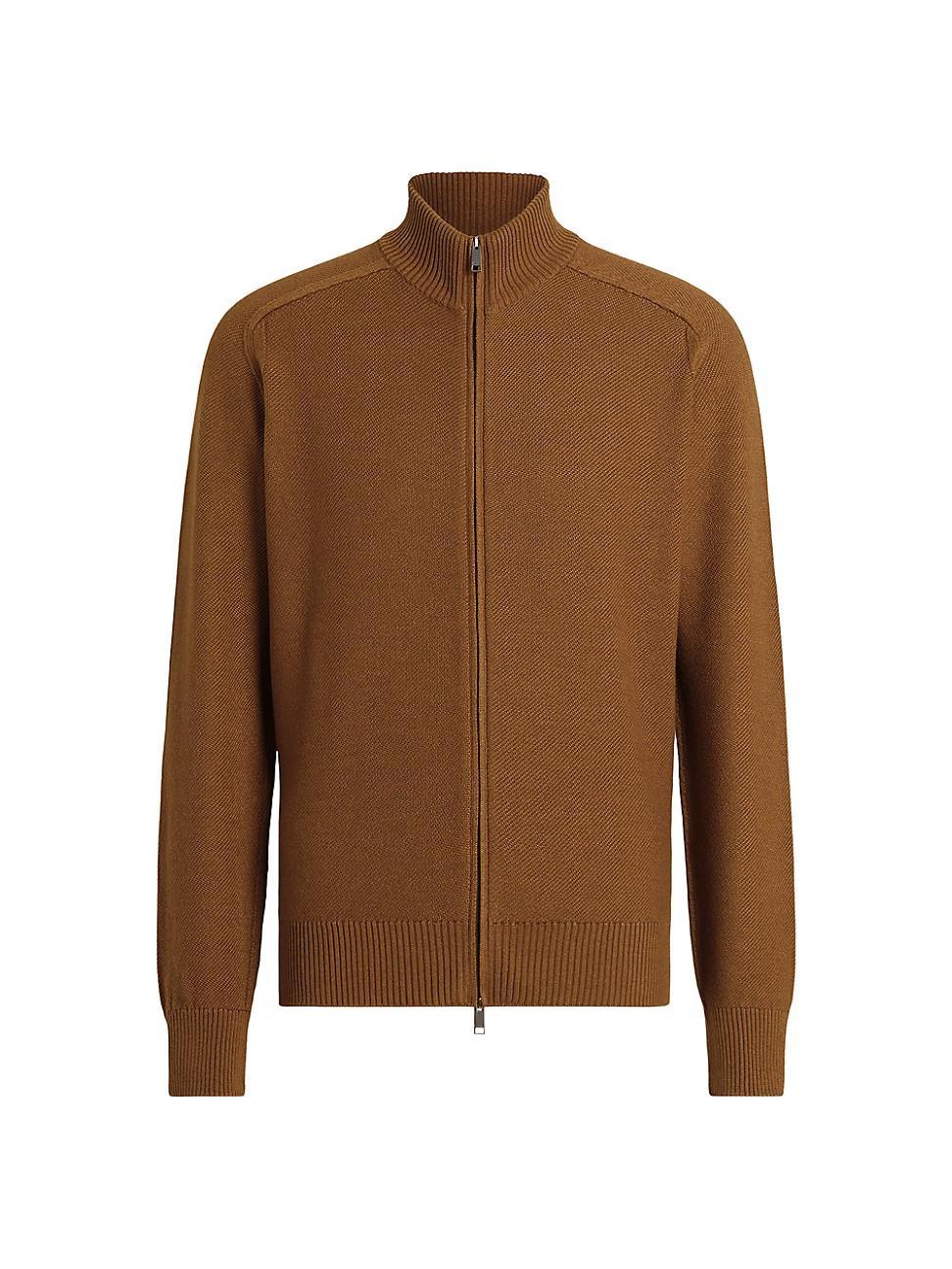 Mens Cashseta Full Zip Cardigan Product Image