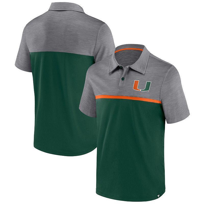 Men's Fanatics Branded Navy/Heather Gray Notre Dame Fighting Irish Polo, Size: Medium, Blue Product Image