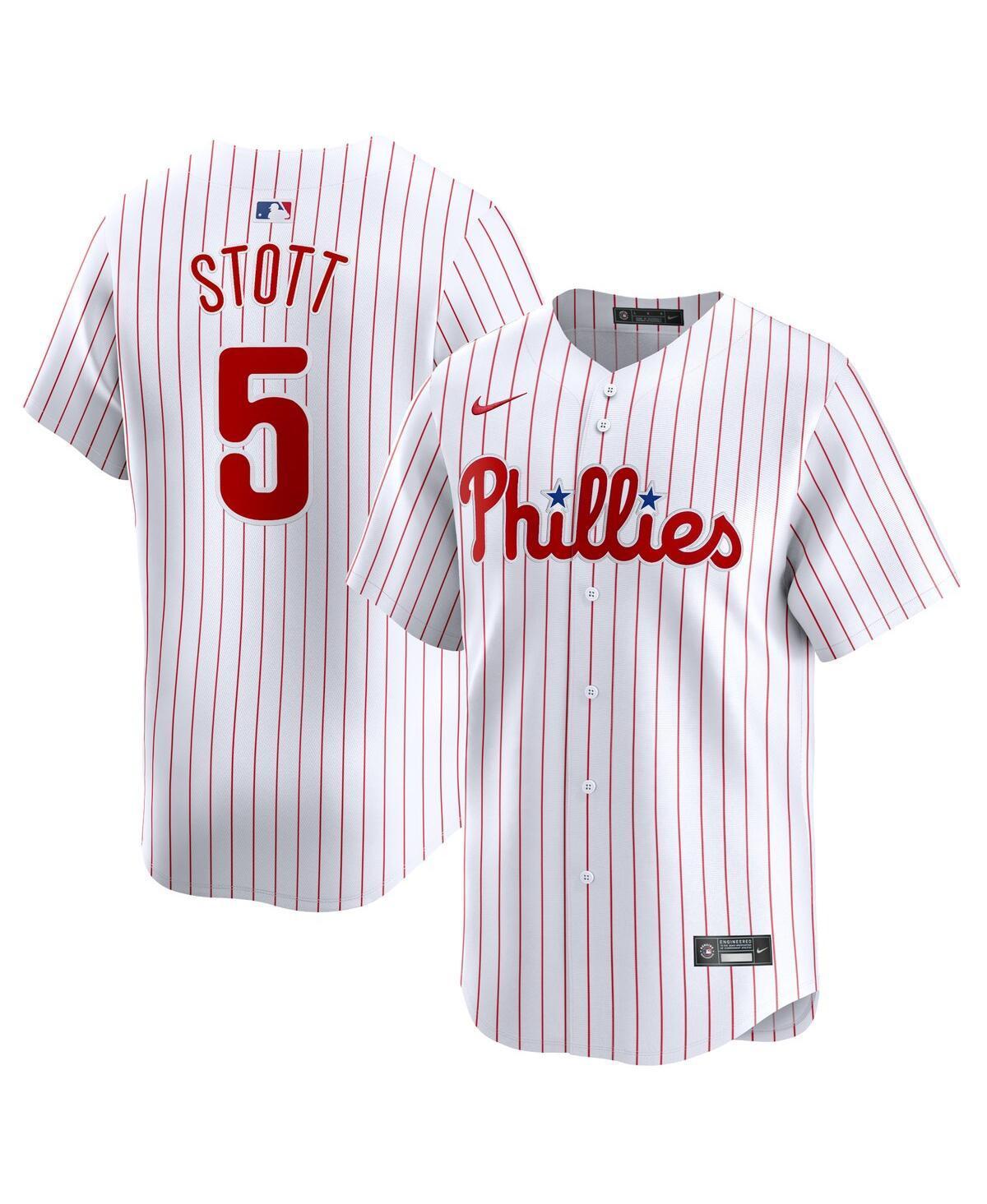Men's Nike Bryson Stott White Philadelphia Phillies Home Limited Player Jersey, Size: 3XL Product Image