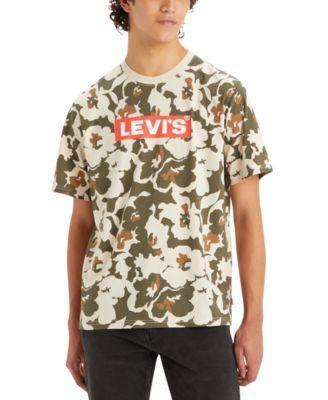 Men's Levi's® Relaxed-Fit Short-Sleeve Graphic Tee, Size: Large, Floral Black Product Image