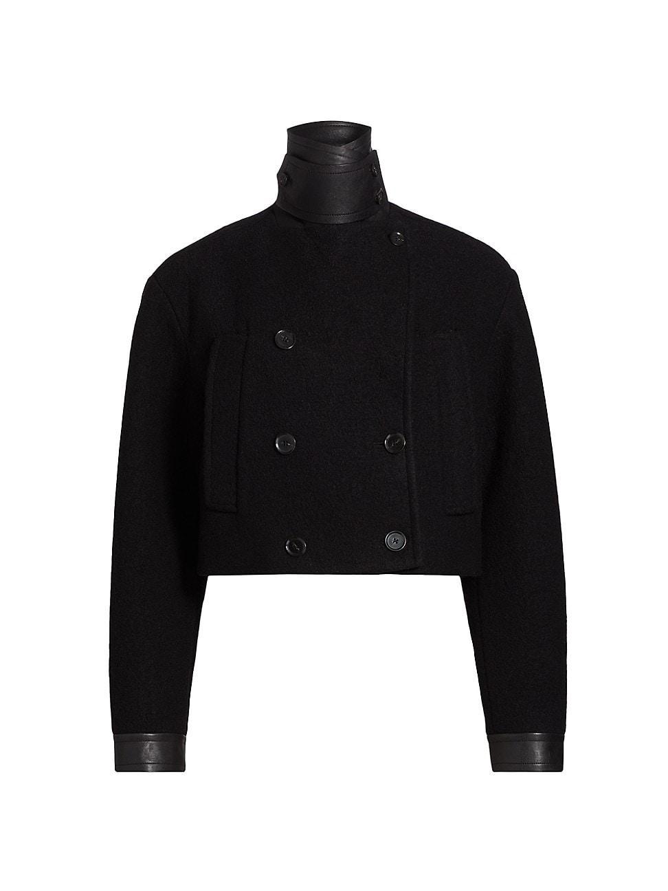 Womens Reyes Boiled Wool Jersey Jacket Product Image