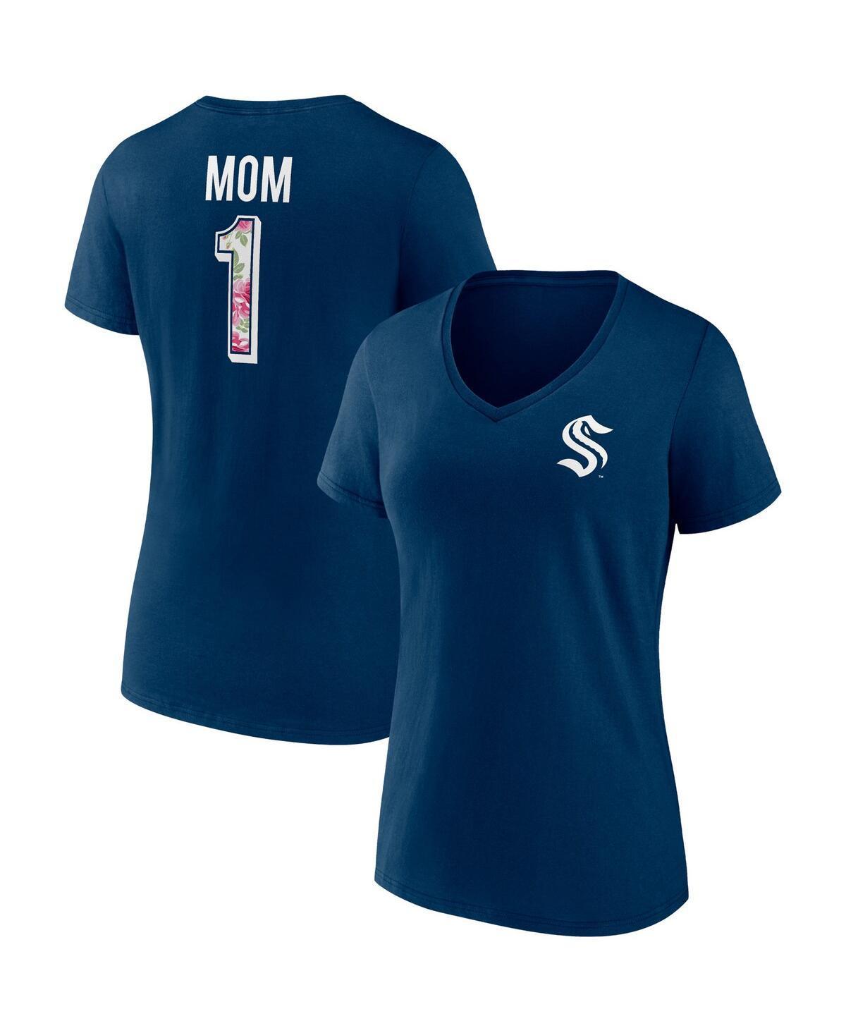 Women's Fanatics Branded Cardinal Arizona Cardinals Team Mother's Day V-Neck T-Shirt, Size: Large, Red Product Image