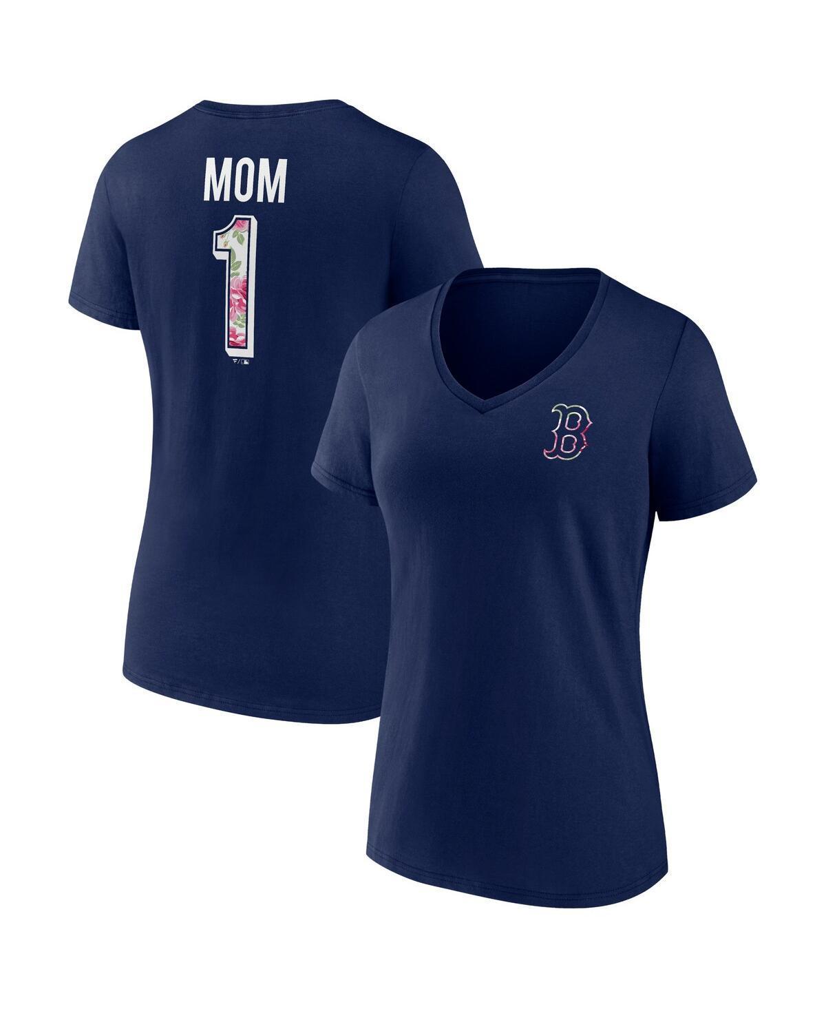 Women's Fanatics Branded Cardinal Arizona Cardinals Team Mother's Day V-Neck T-Shirt, Size: Large, Red Product Image