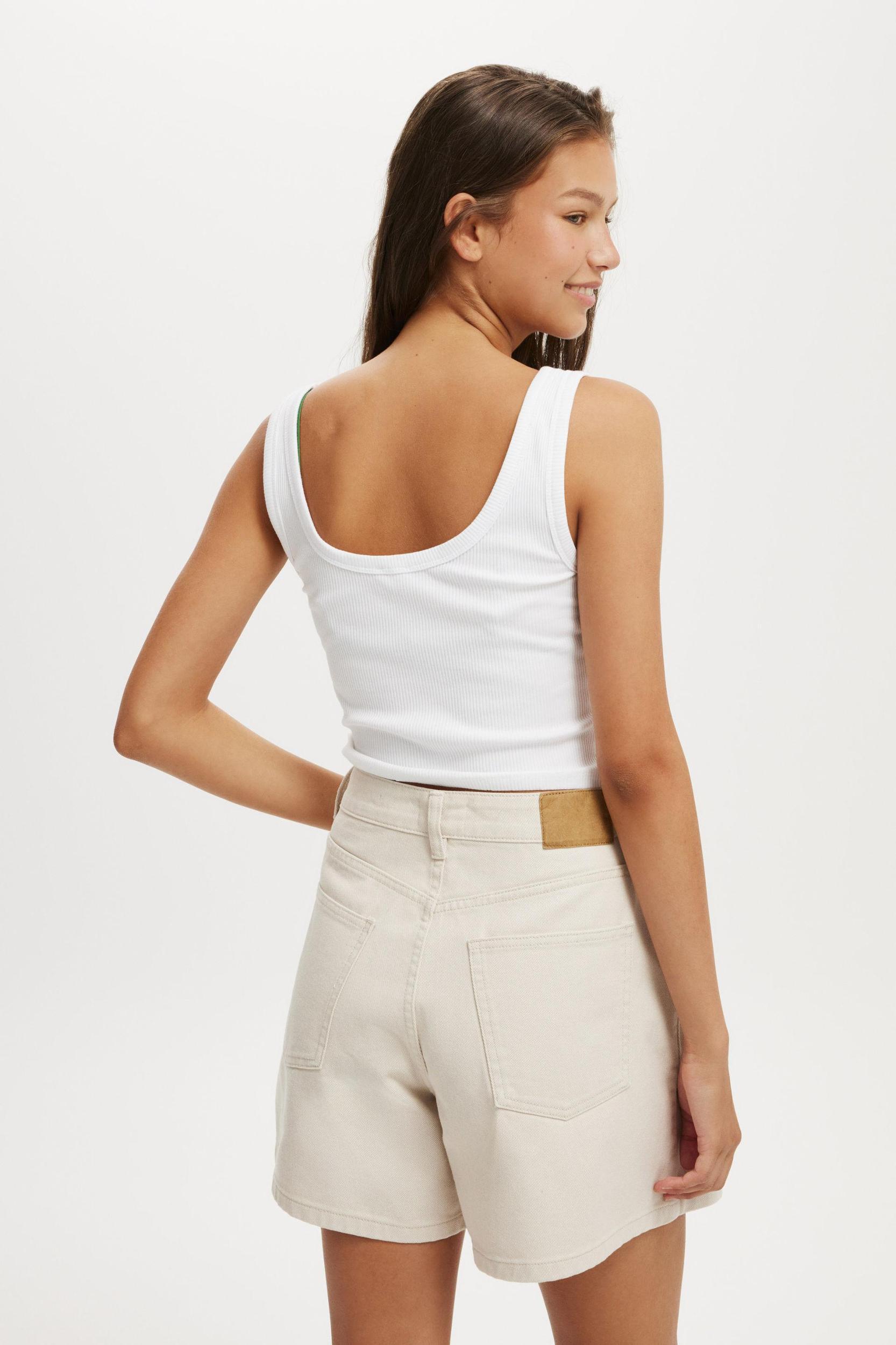 Cotton On Women - High 90 S Denim Short - Vintage white Product Image