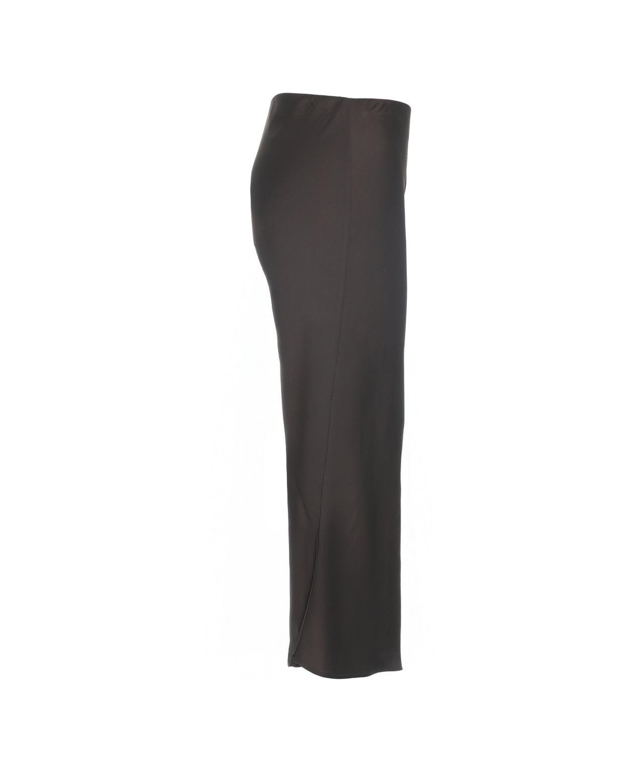 Satin midi skirt Product Image