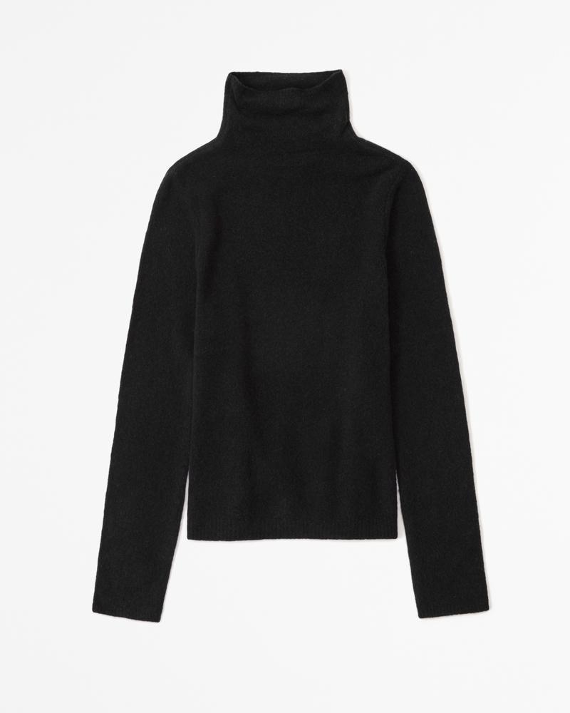 Merino Wool-Blend Turtleneck Sweater Product Image