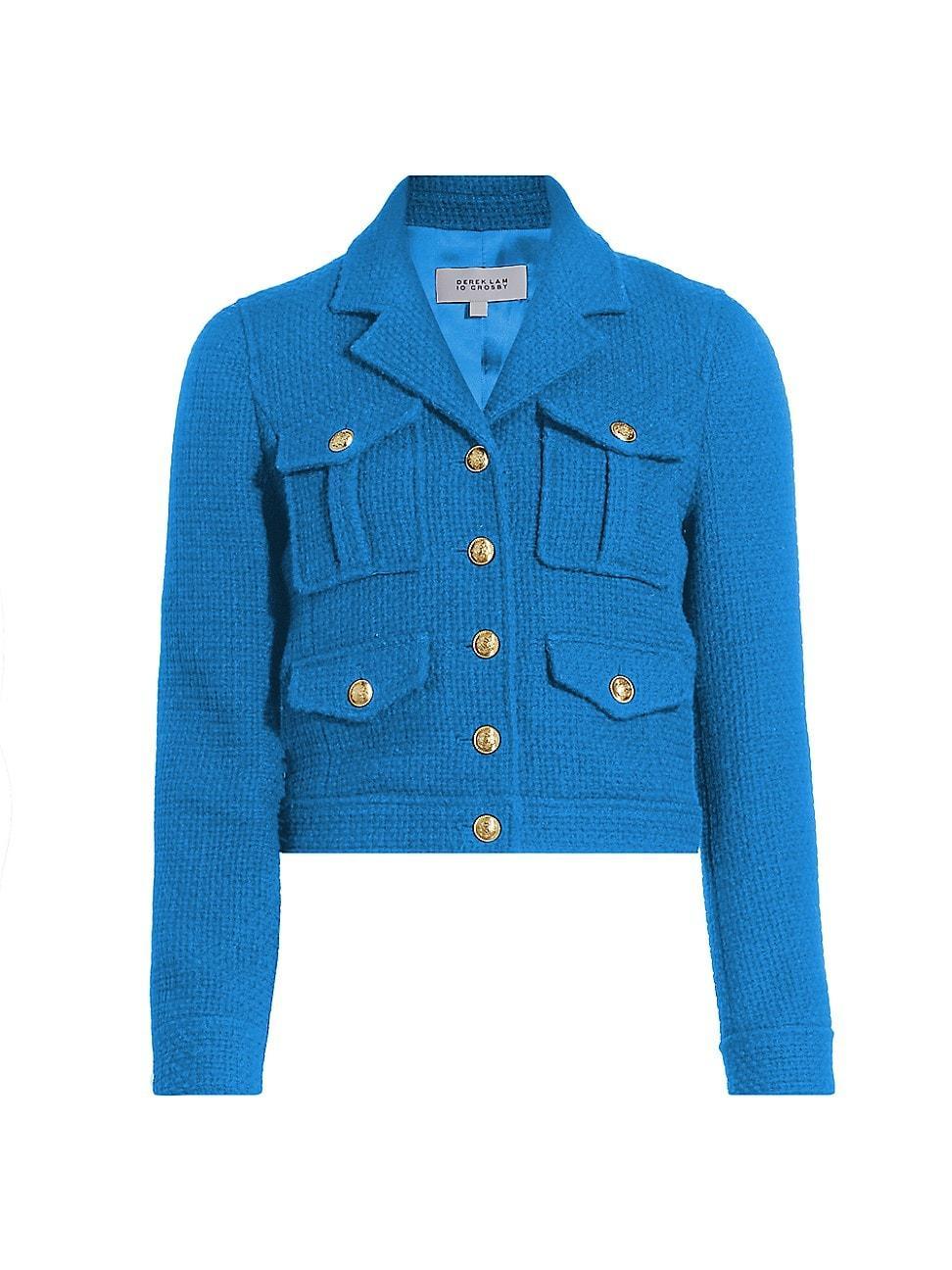 Womens Arleth Shrunken Tweed Utility Jacket Product Image