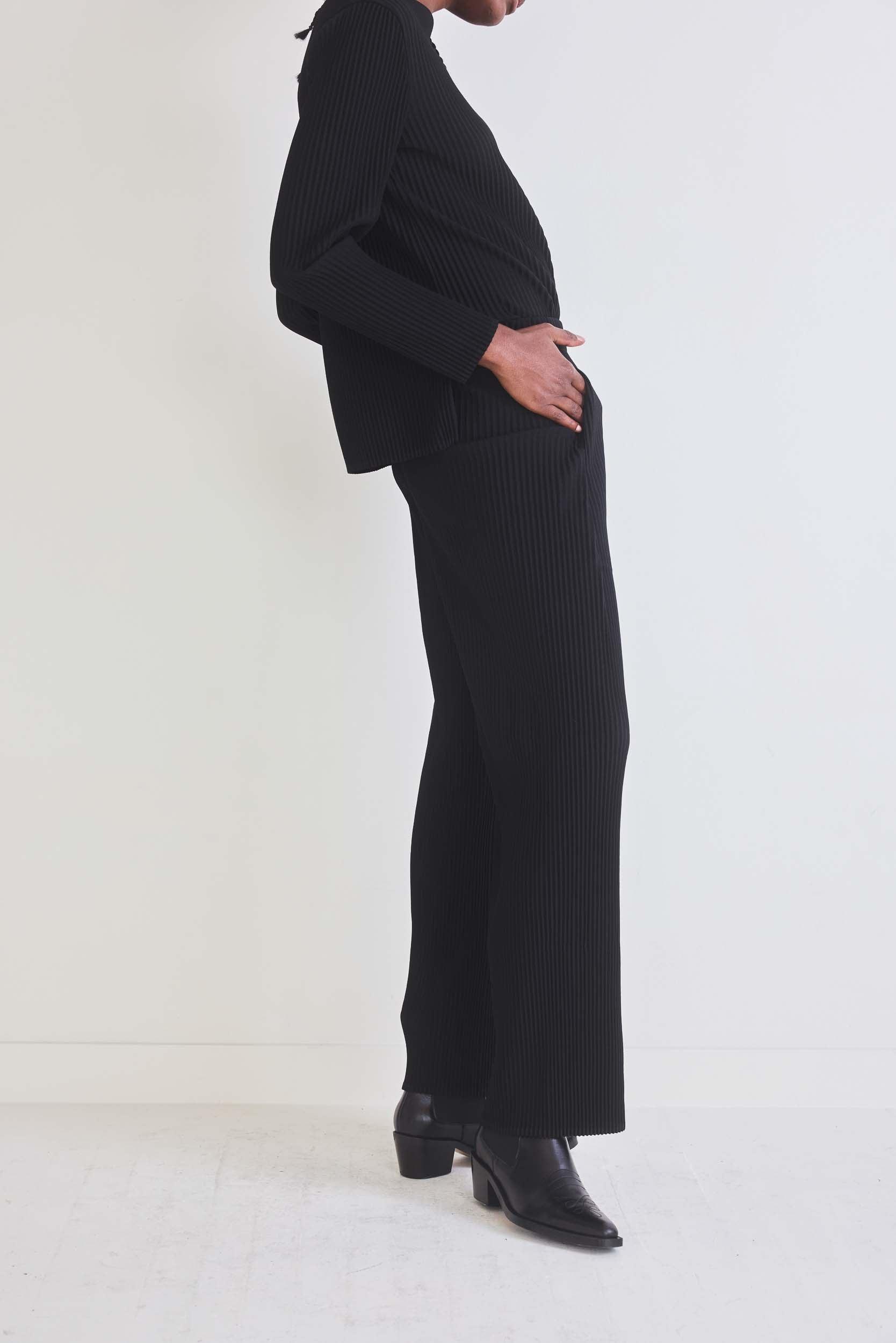 Masterful Plissé Pleated Pants Product Image