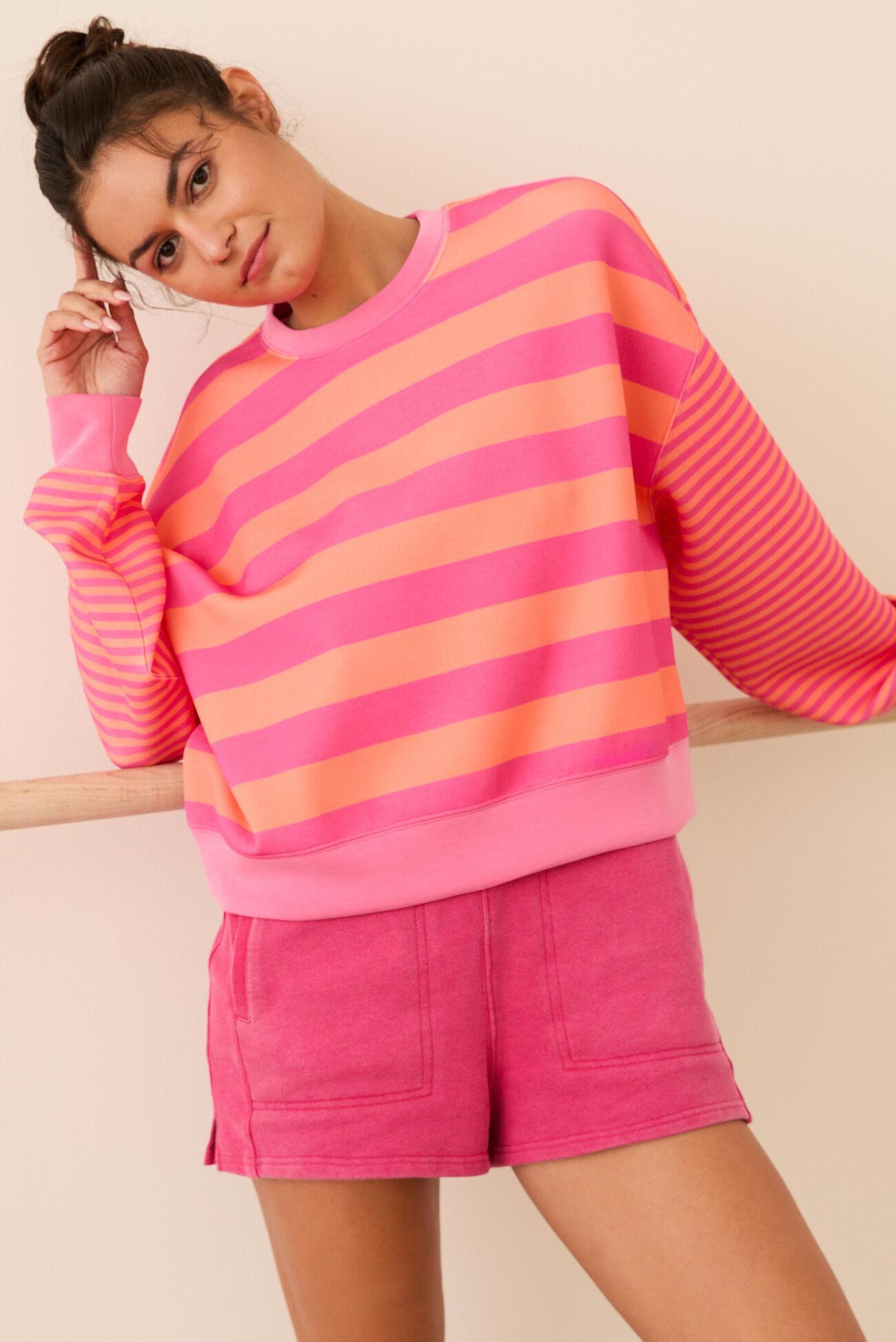 Supersoft Stripe Crewneck Product Image