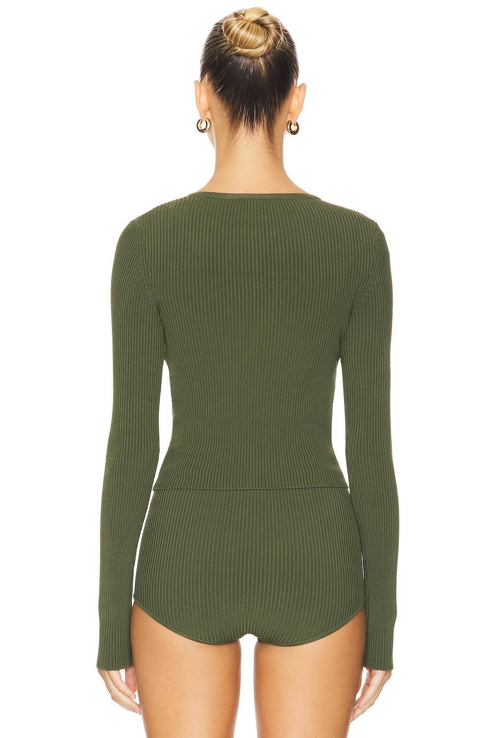 Lovers and Friends Limor Cardigan in Green Product Image