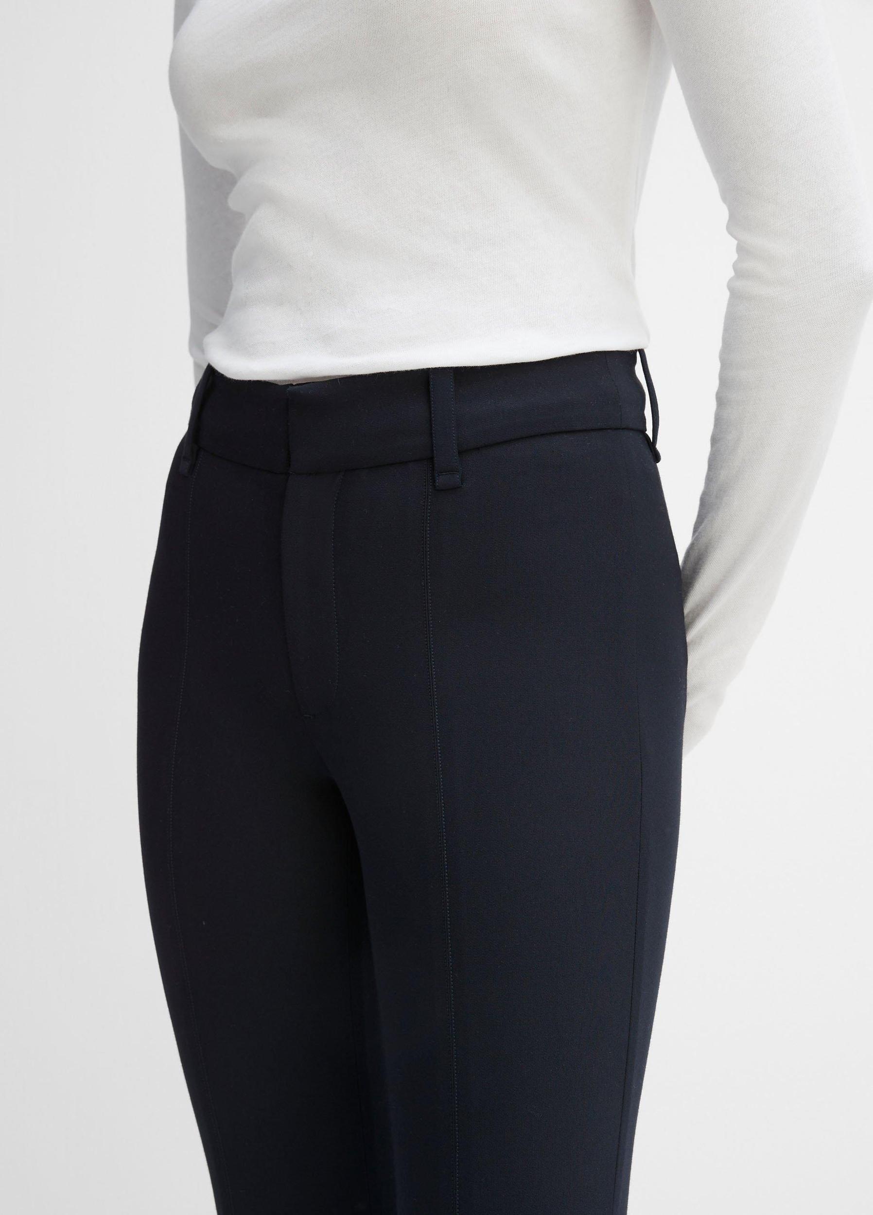 Womens High Rise Cigarette Pant, Black, Size 12 Vince Product Image