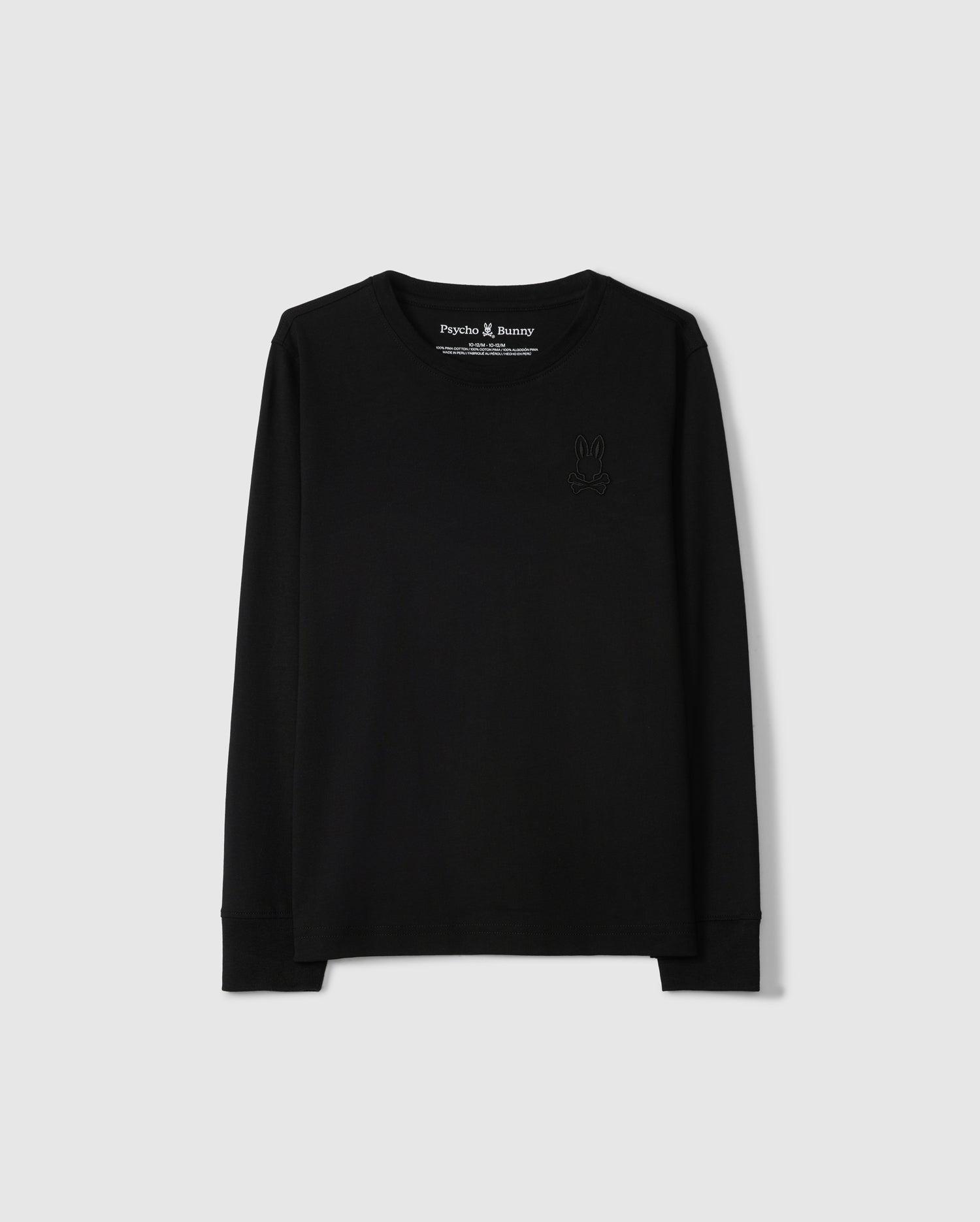 Kids Alberton Long Sleeve Tee 001 BLACK / L/14-16 Product Image