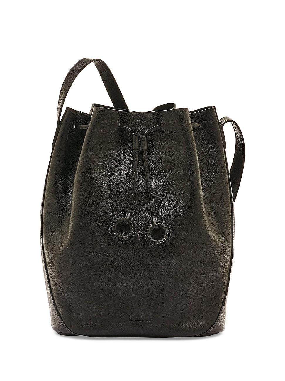 Womens Tessa Leather Bucket Bag Product Image