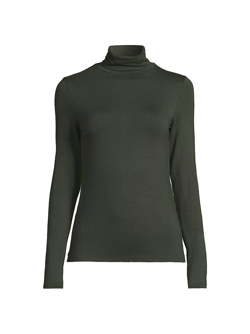 Viscose Jersey Turtleneck Product Image