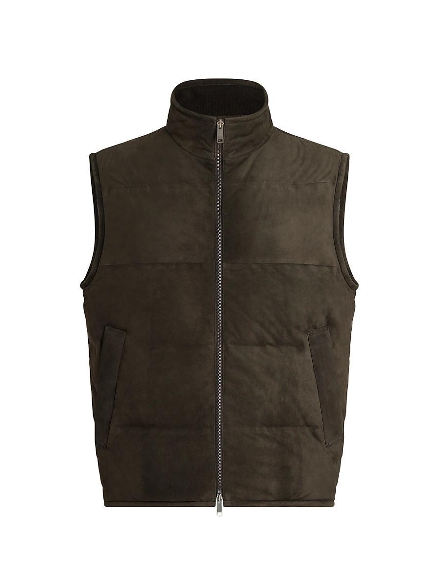 Mens Suede Vest Product Image