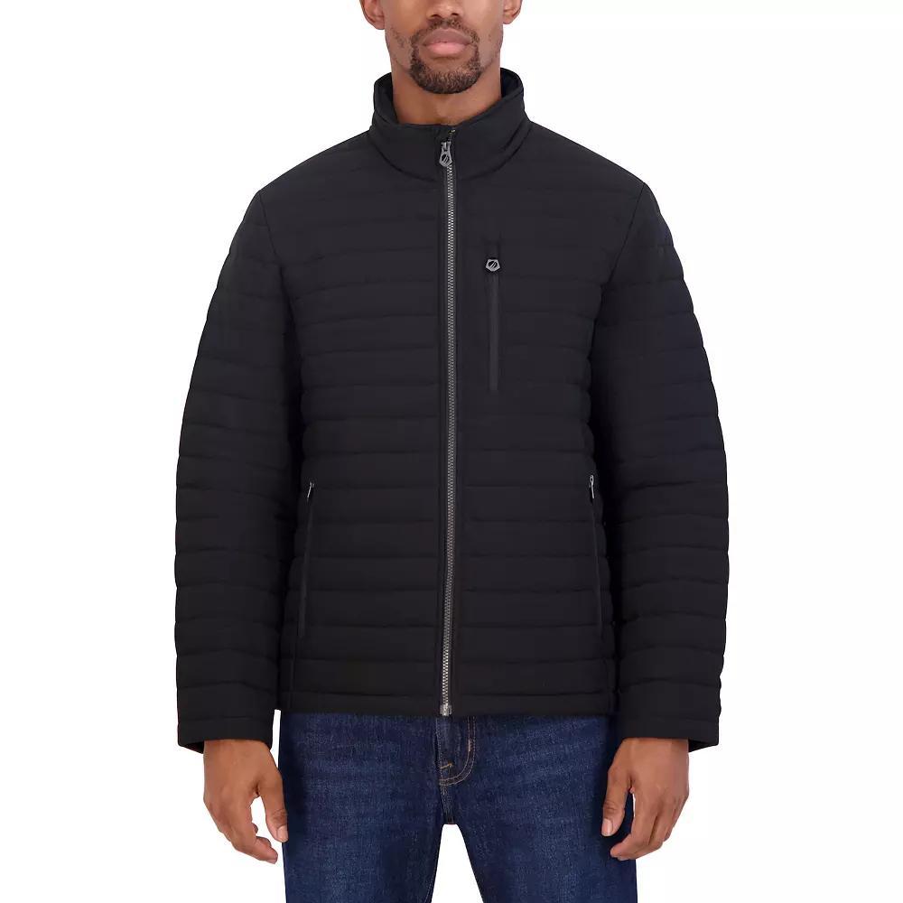 Men's Nautica Lightweight Quilted Jacket, Size: Large, Black Product Image