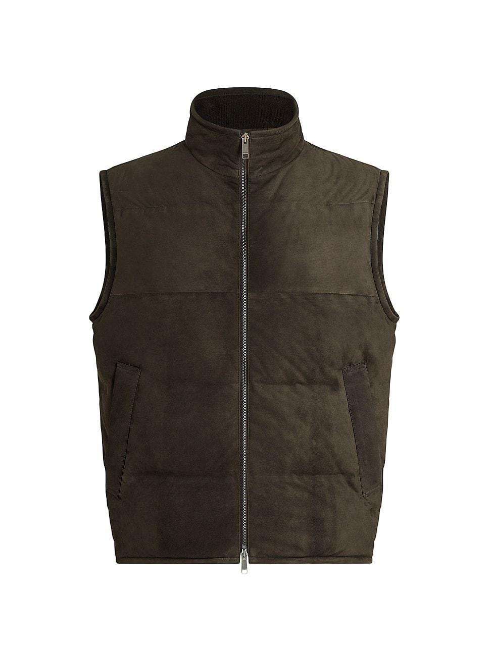 Mens Suede Vest Product Image