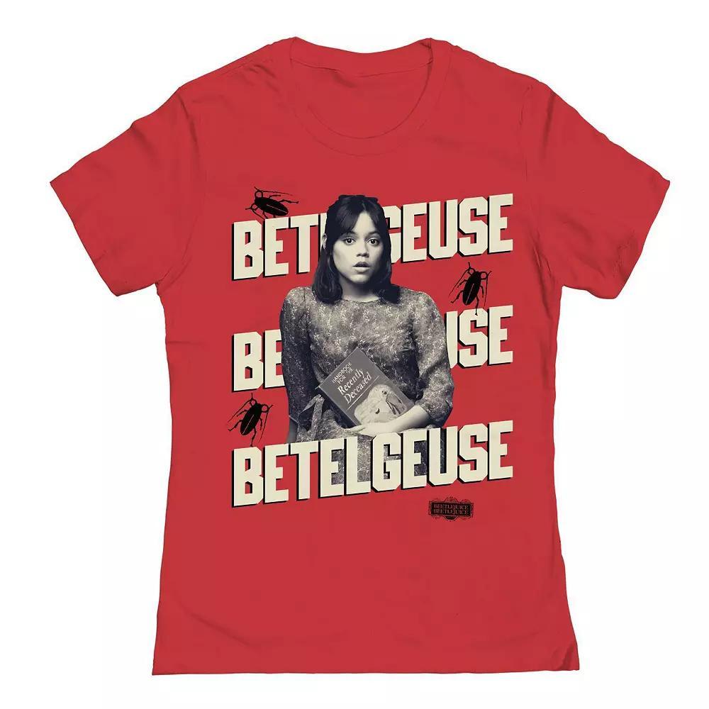 Junior's Astrid Betelgeuse Repeat Beetlejuice Graphic Tee, Women's, Size: Small, Kelly Product Image