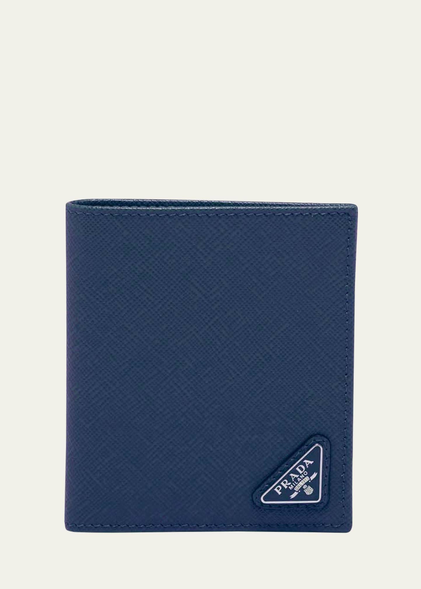 Mens Saffiano Leather Wallet Product Image