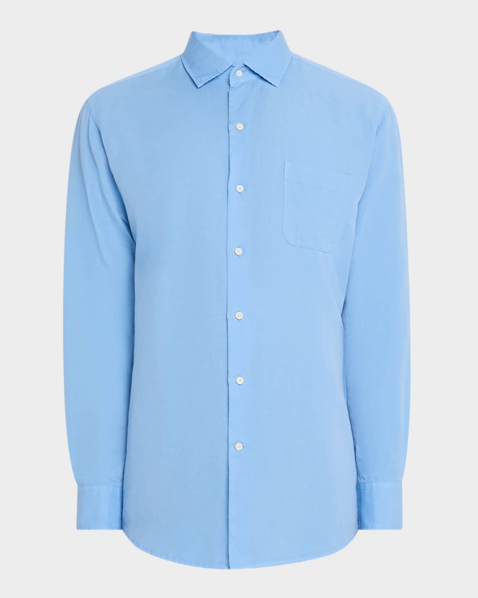 Men's Canal Linen and Cotton Sport Shirt Product Image