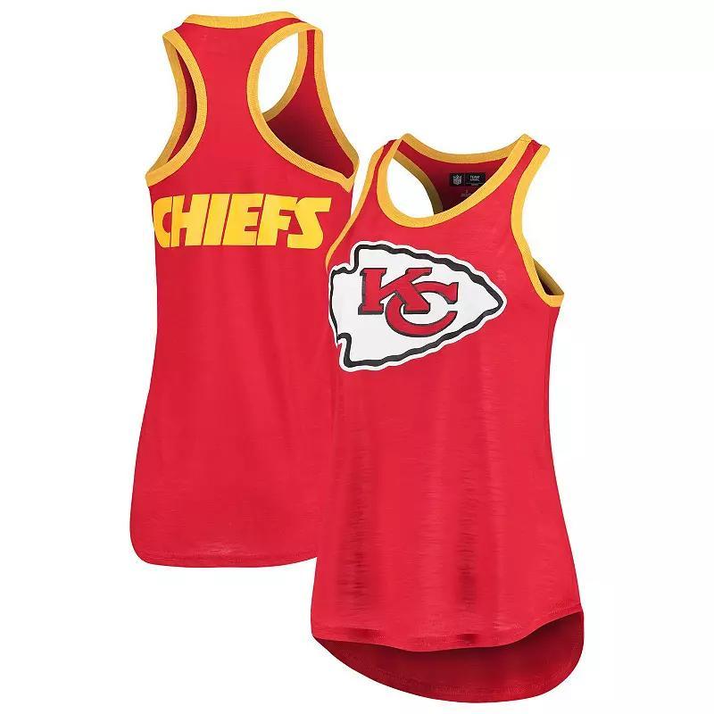 Women's G-III 4Her by Carl Banks Red Kansas City Chiefs Tater Tank Top, Size: Small Product Image