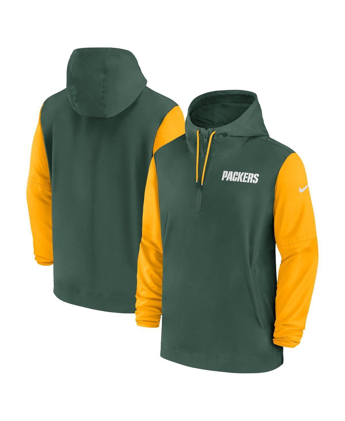 Kansas City Chiefs Sideline Pre-Game Player Nike Men's NFL 1/2-Zip Hooded Jacket Product Image
