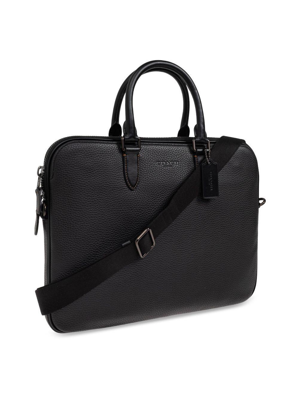 logo-embossed laptop bag Product Image