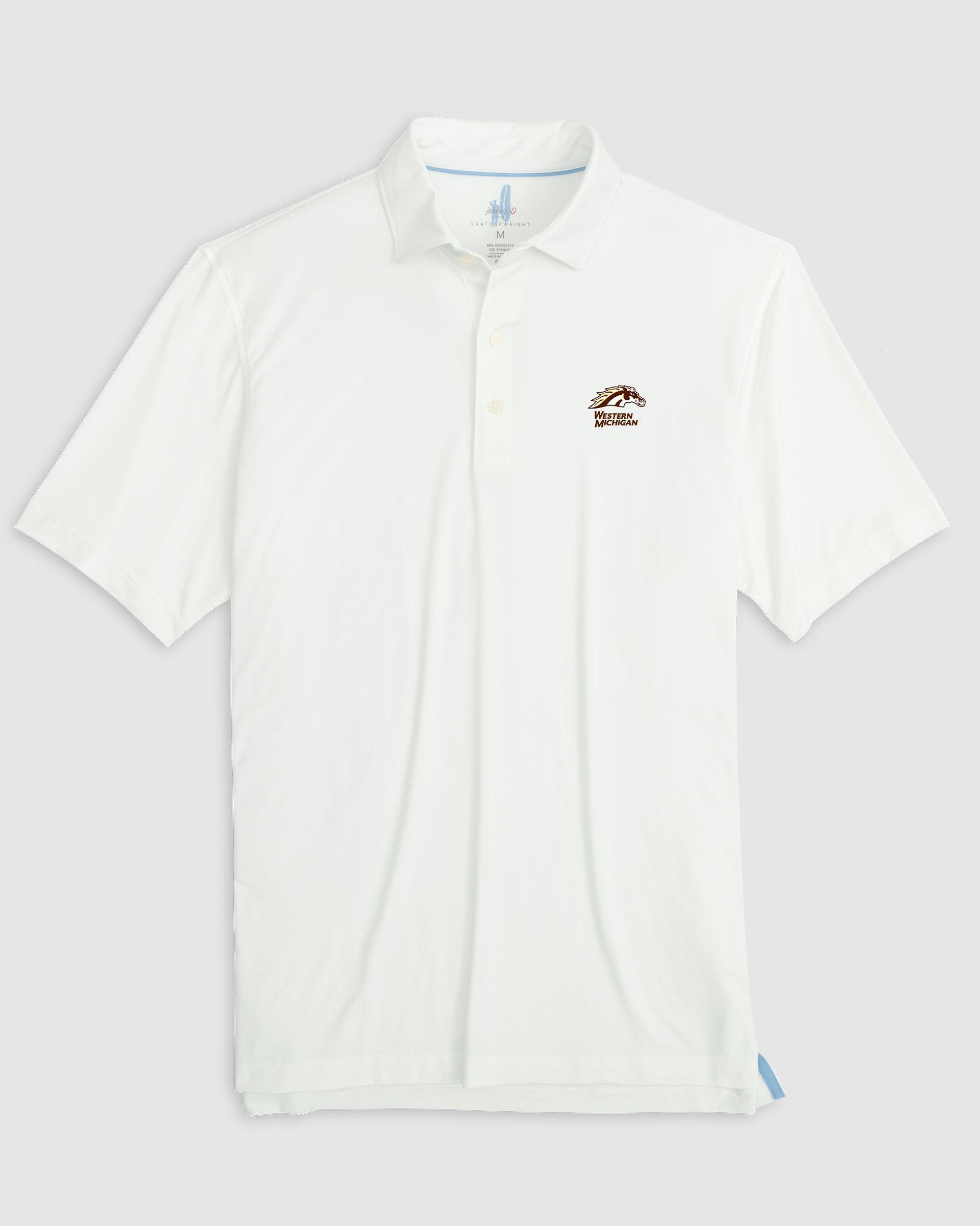 Western Michigan Huronn Featherweight Performance Polo Male Product Image