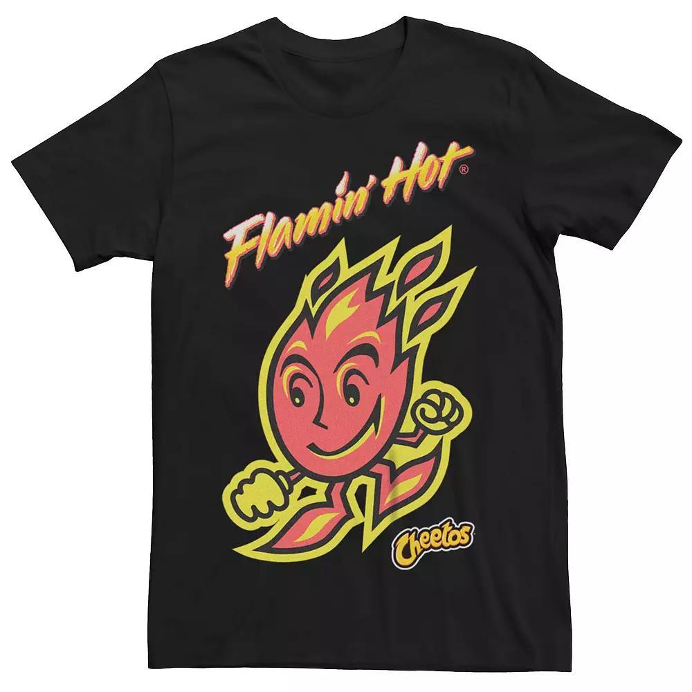 Men's Cheetos Flamin Hot Dancing Flame Tee, Size: XXL, Black Product Image
