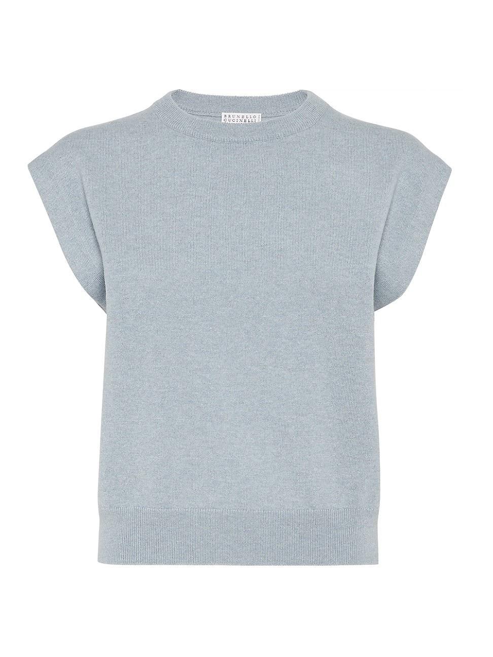 Womens Cashmere Sweater With Monili Product Image