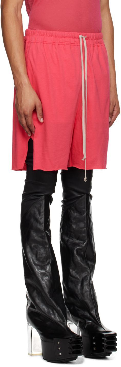 RICK OWENS Ssense Exclusive Pink Shorts In 183 Fuchsia Product Image