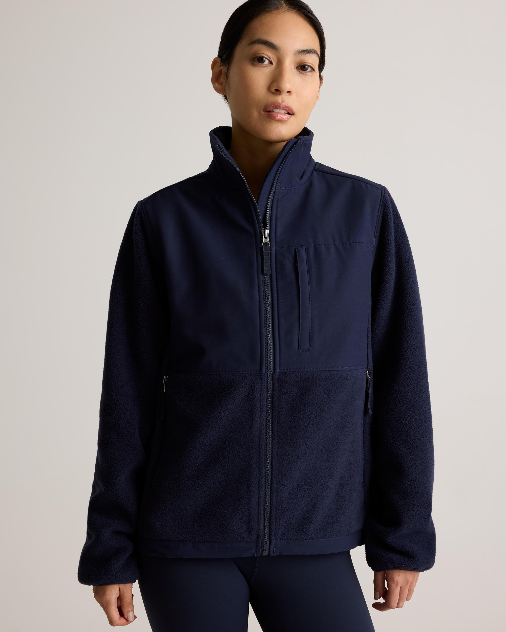 Quince | Women's Polar Fleece Full-Zip Jacket Recycled Polyester Product Image