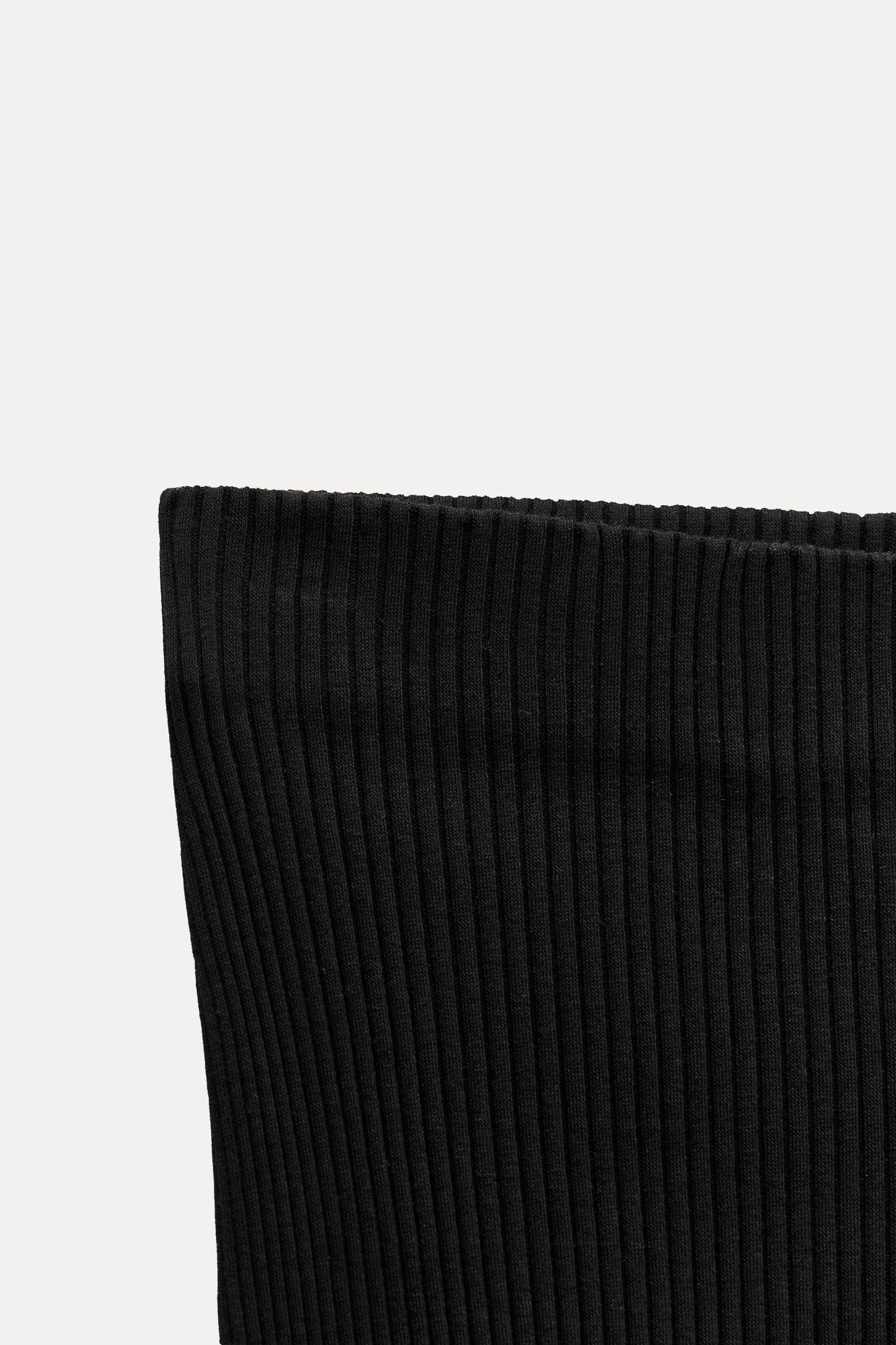 LONG RIBBED SKIRT Product Image