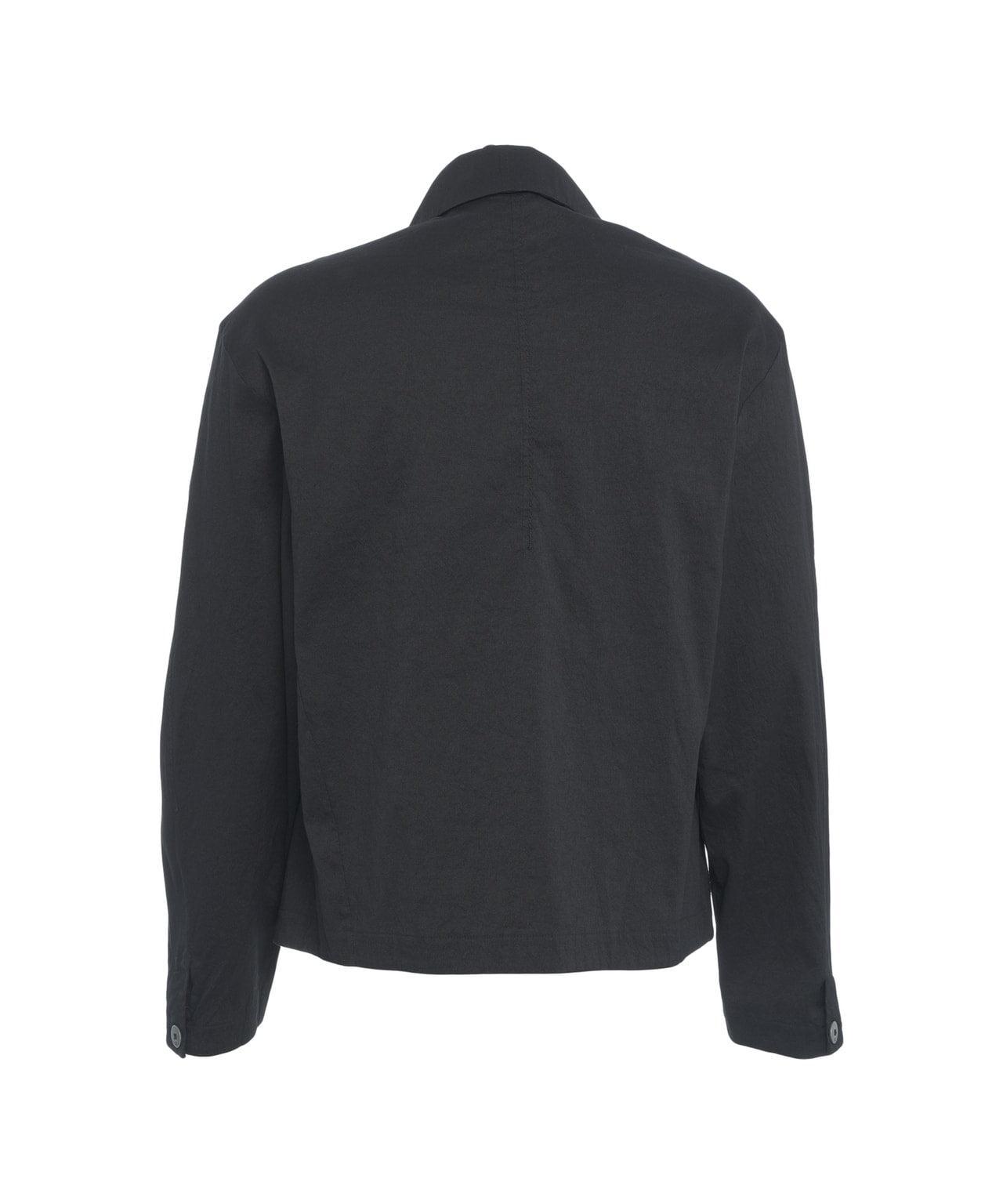 Linen blend overshirt Product Image
