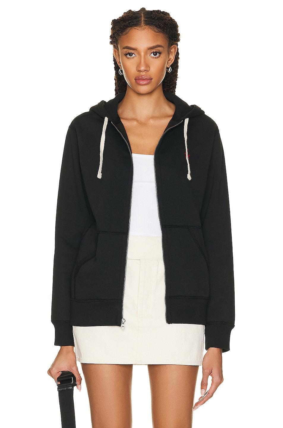 Polo Ralph Lauren Men's Zip Front Fleece Hoodie in Cruise Navy at Nordstrom, Size X-Large Product Image