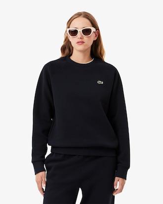 Women's Crew Neck Piqué Sweatshirt Product Image