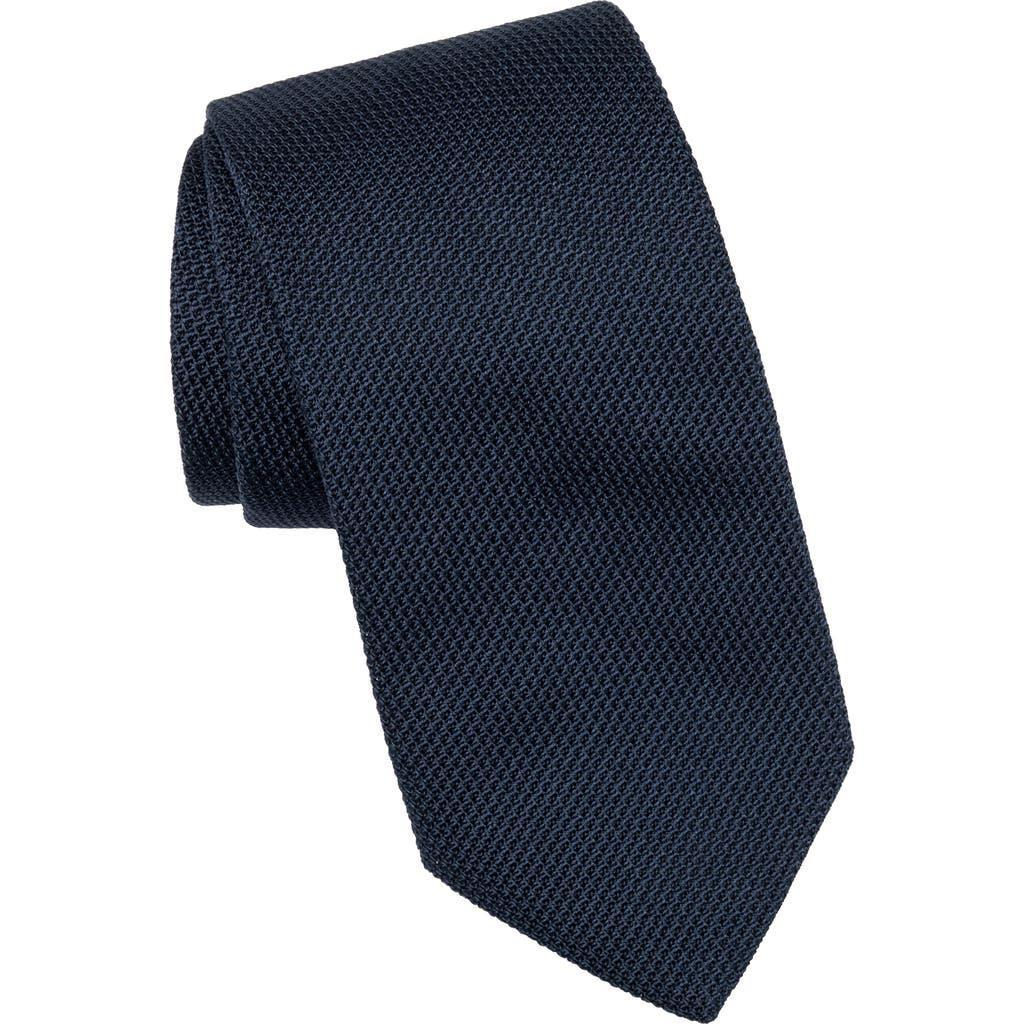 Elizabetta Foresta - Silk Grenadine Tie for Men in Forest Green at Nordstrom Product Image