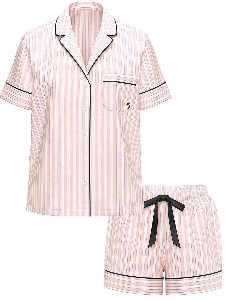Flannel Popover Long Pajama Set Product Image