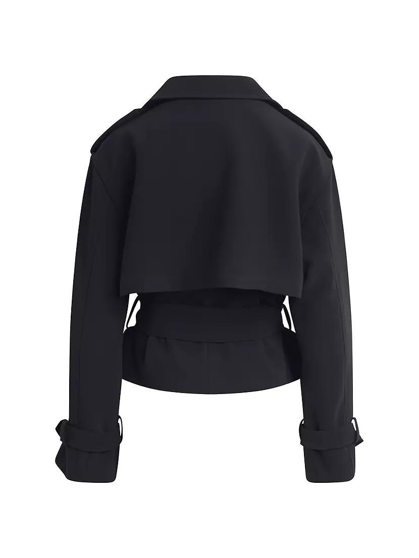 The Cropped Charles Trench Jacket Product Image