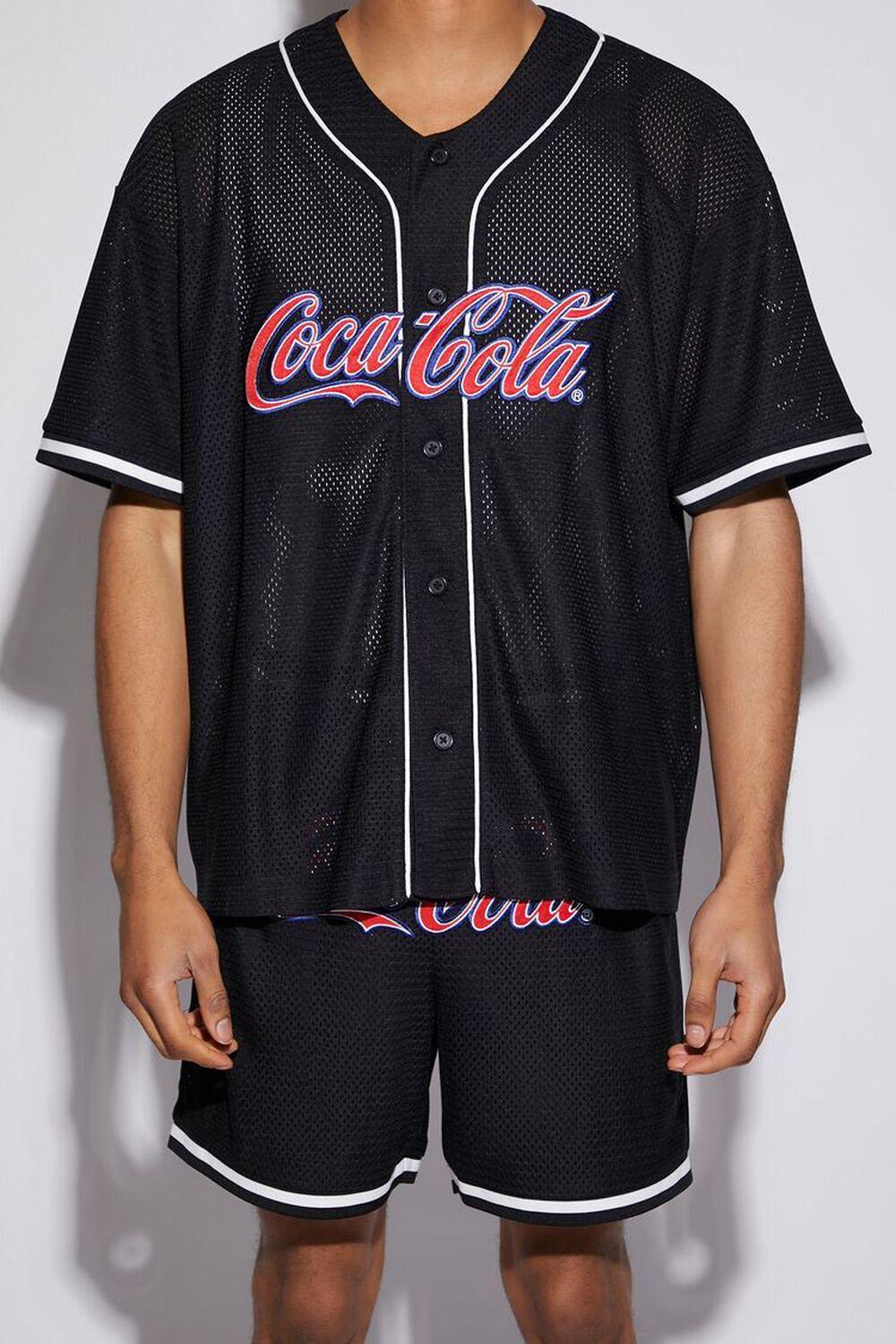 Embroidered Coca-Cola Applique Baseball Jersey | Forever 21 Product Image