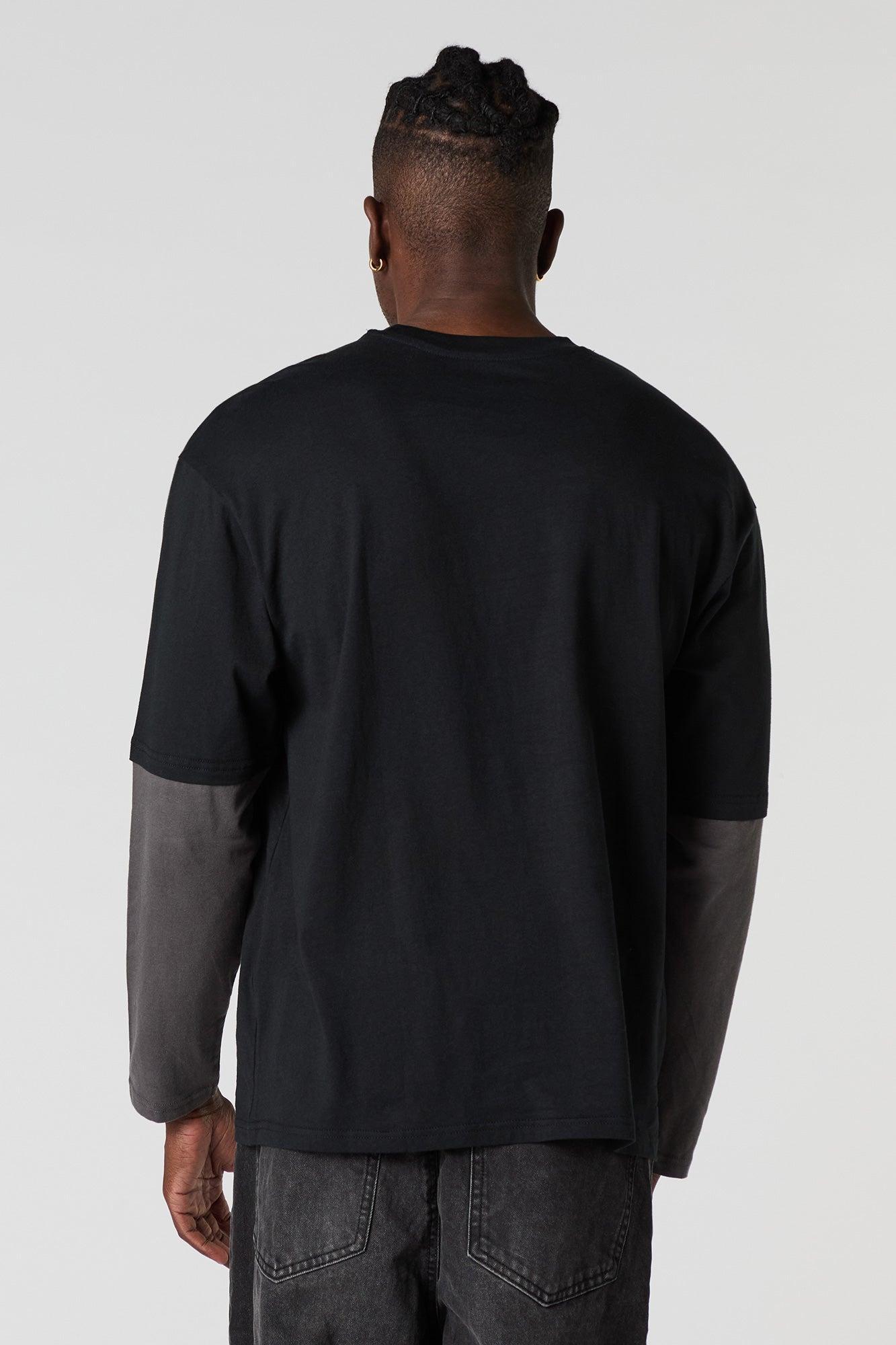 Layered Long Sleeve Top Male Product Image