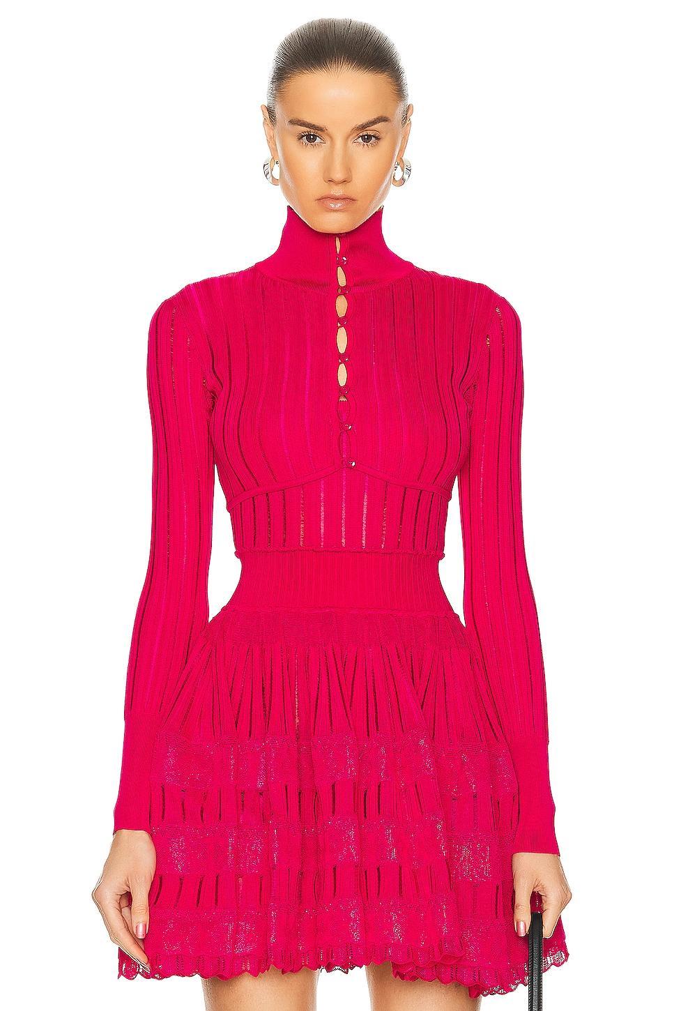 ALAA Crinoline Cardigan in Black Product Image