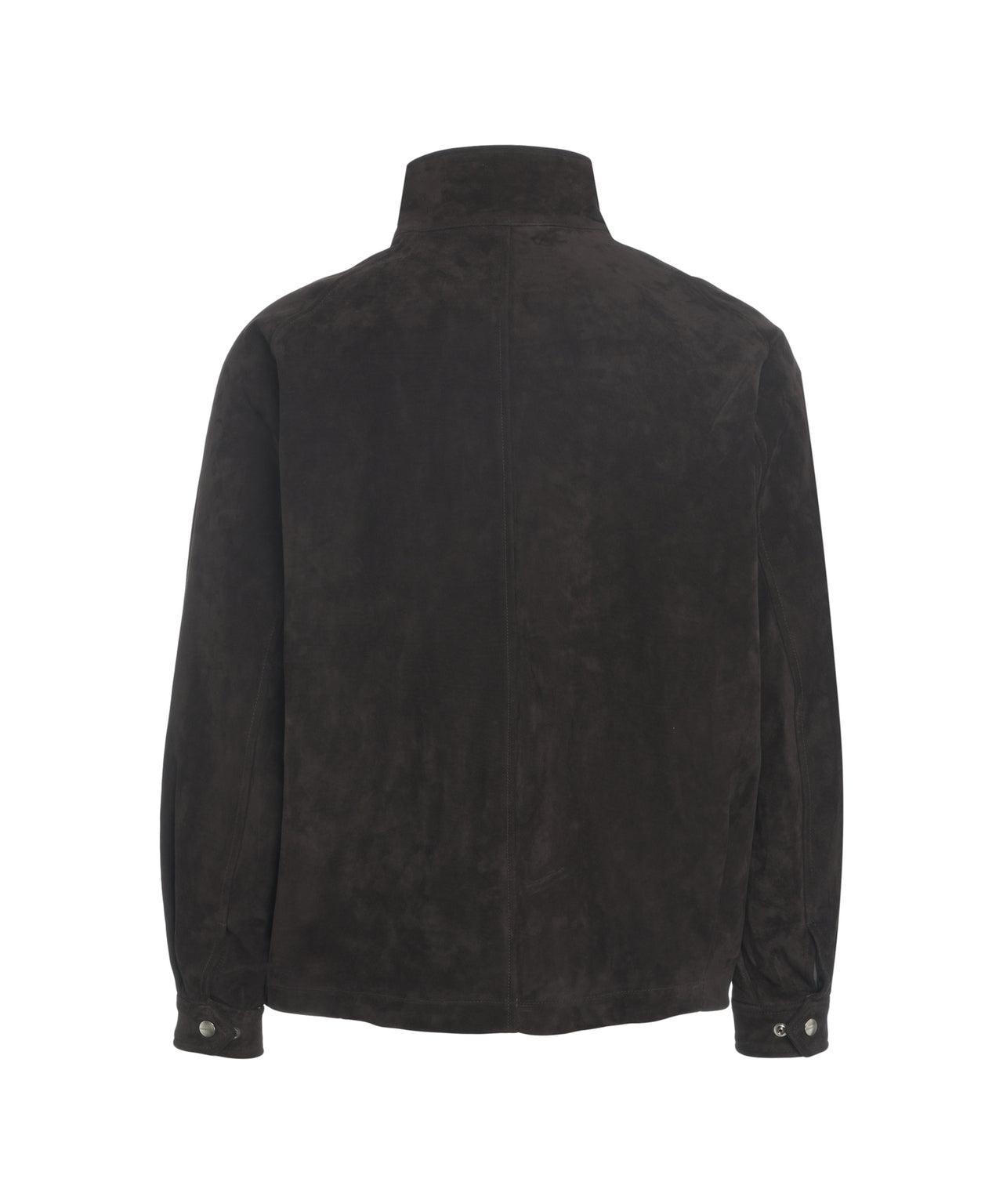 Suede bomber jacket Product Image