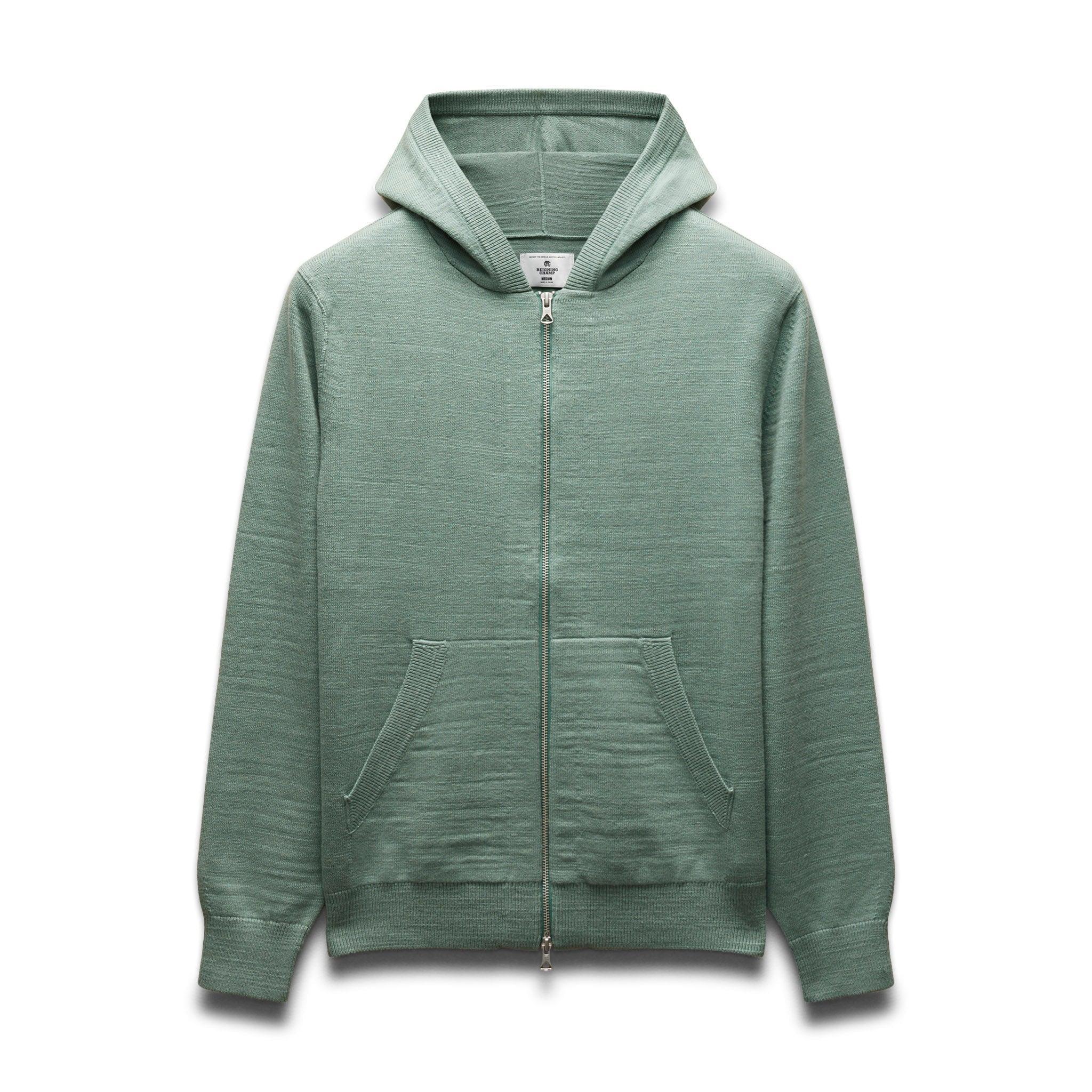 Cotton Slub Laurel Zip Hoodie Male Product Image